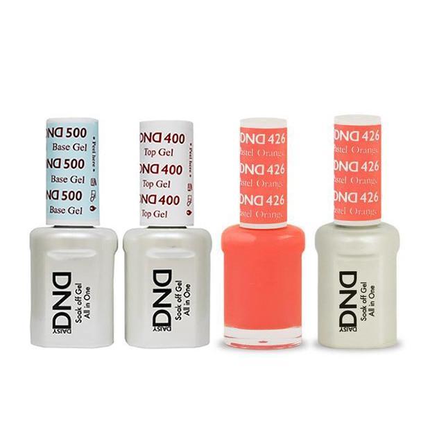 DND - Gel & Lacquer Combo - Pastel Orange - #426