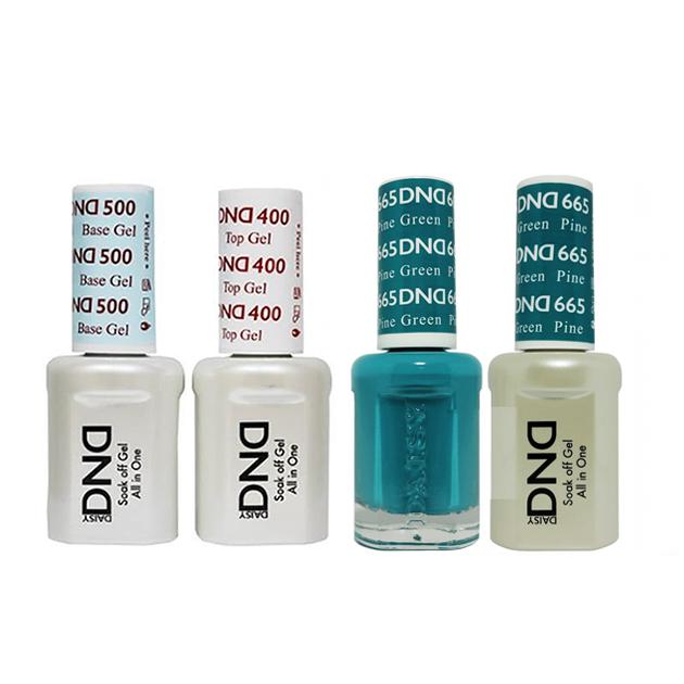 DND - Gel & Lacquer Combo - Pine Green - #665