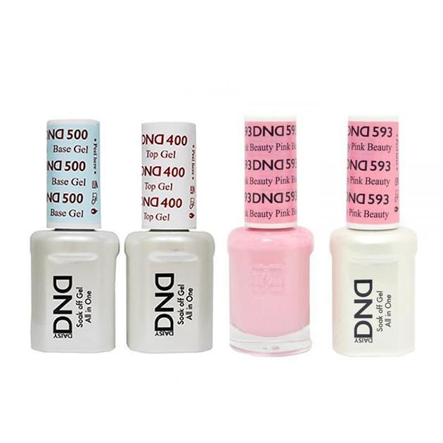 DND - Gel & Lacquer Combo - Pink Beauty - #593