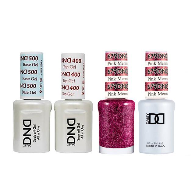 DND - Gel & Lacquer Combo - Pink Mermaid - #679