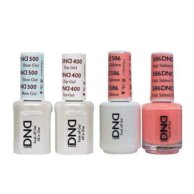 DND - Gel & Lacquer Combo - Pink Salmon - #586