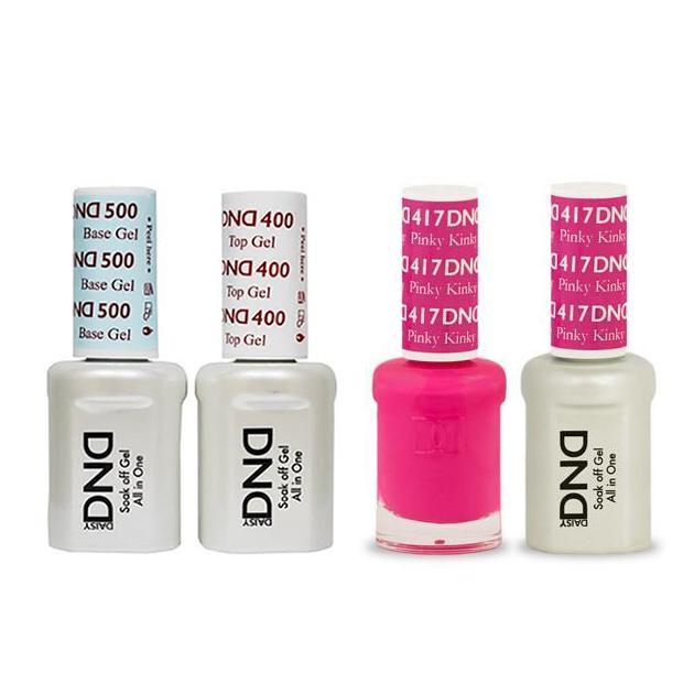 DND - Gel & Lacquer Combo - Pinky Kinky - #417