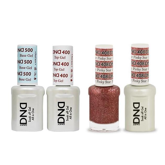 DND - Gel & Lacquer Combo - Pinky Star - #408