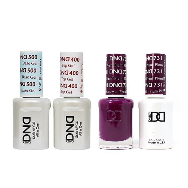 DND - Gel & Lacquer Combo - Plum - #731