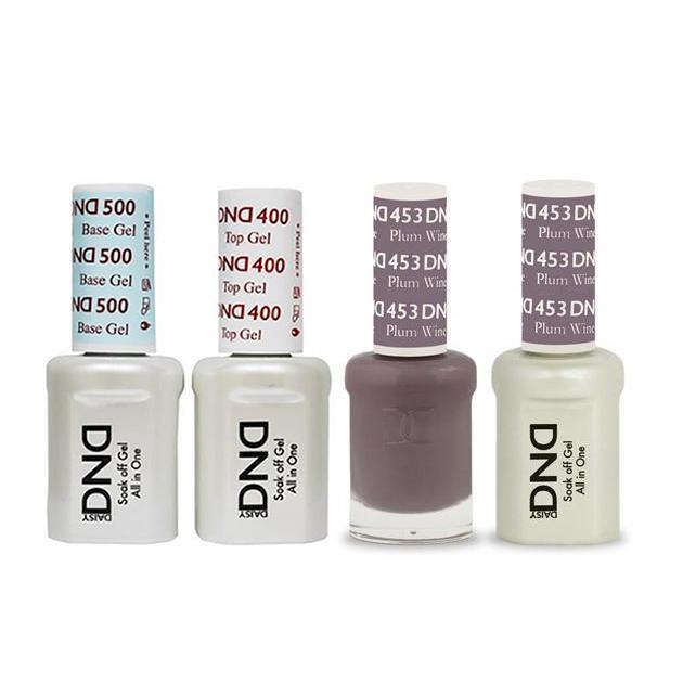 DND - Gel & Lacquer Combo - Plum Wine - #453