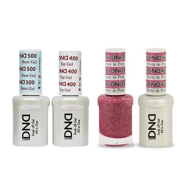 DND - Gel & Lacquer Combo - Pretty in Pink - #461