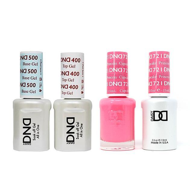 DND - Gel & Lacquer Combo - Princess Cupcake - #721