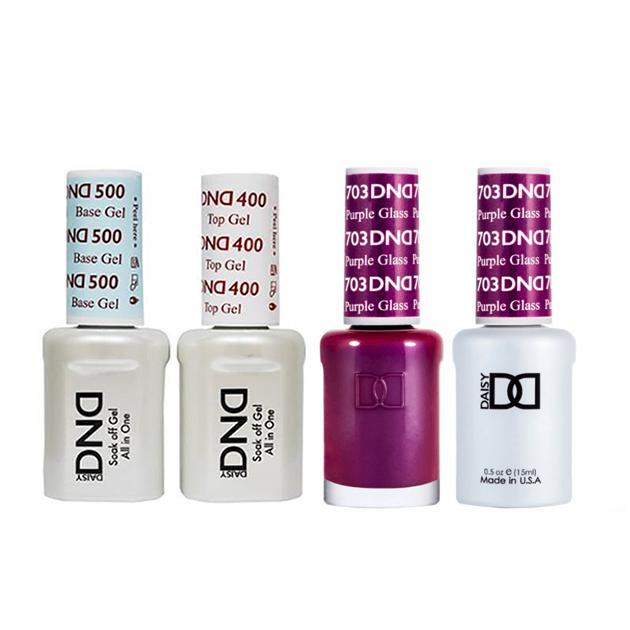 DND - Gel & Lacquer Combo - Purple Glass - #703