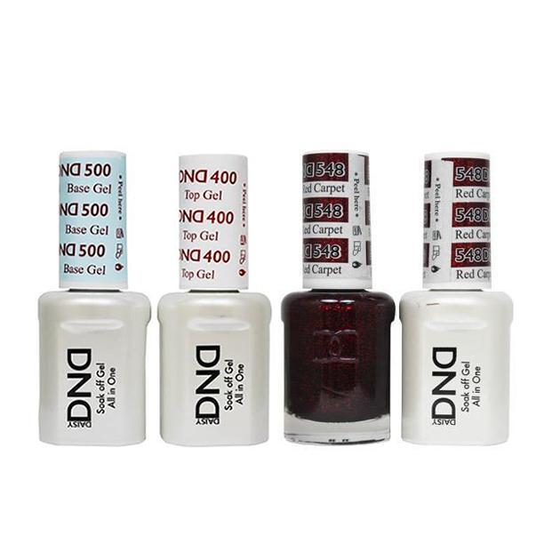 DND - Gel & Lacquer Combo - Red Carpet - #548