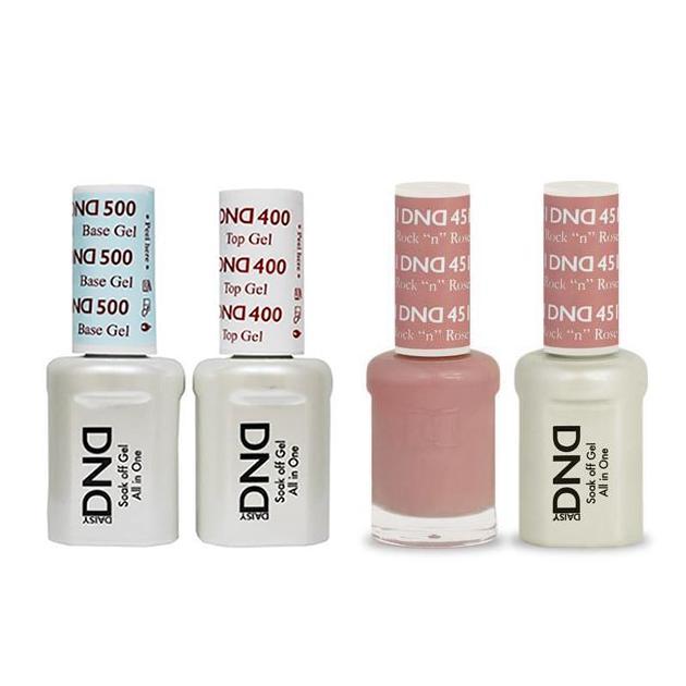 DND - Gel & Lacquer Combo - Rock n Rose - #451