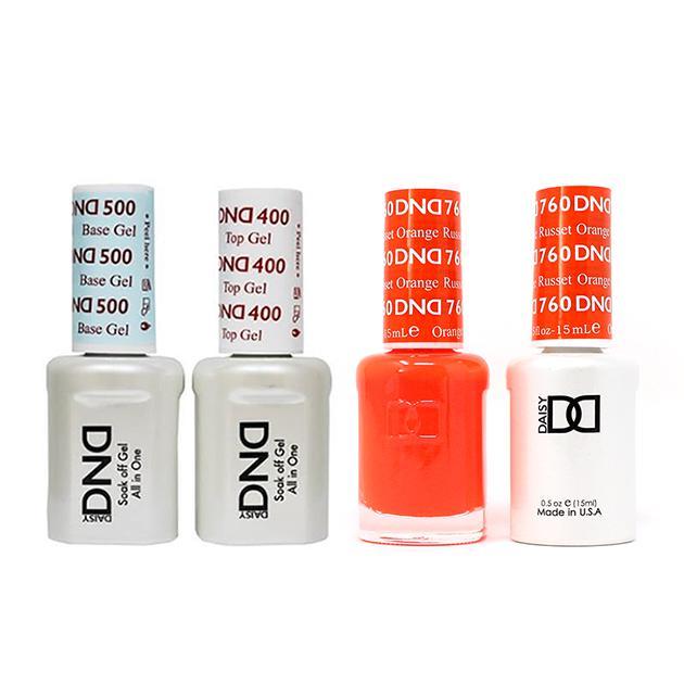 DND - Gel & Lacquer Combo - Russet Orange - #760