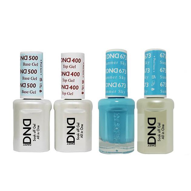 DND - Gel & Lacquer Combo - Summer Sky - #673