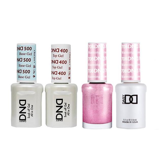 DND - Gel & Lacquer Combo - Warming Rose - #708