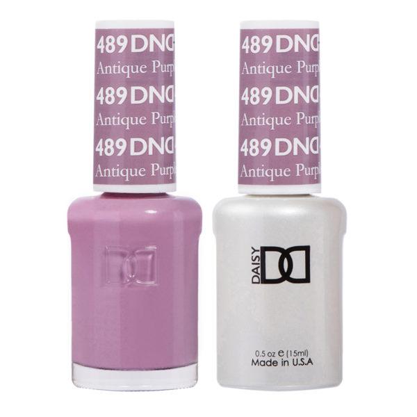 DND - Gel & Lacquer - Antique Purple - #489