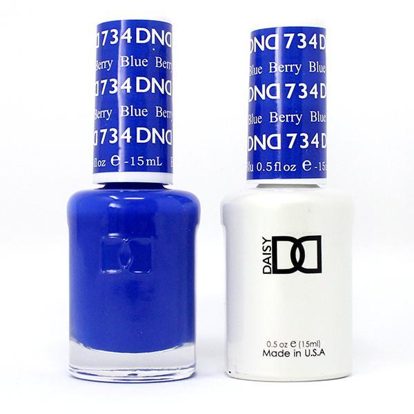 DND - Gel & Lacquer - Berry Blue - #734