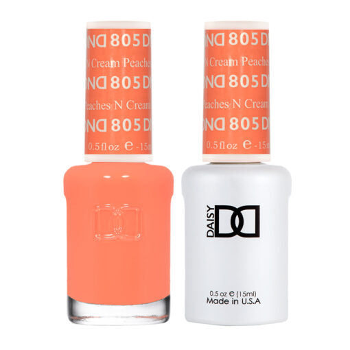 DND - Gel & Lacquer - Peaches N Cream - #805