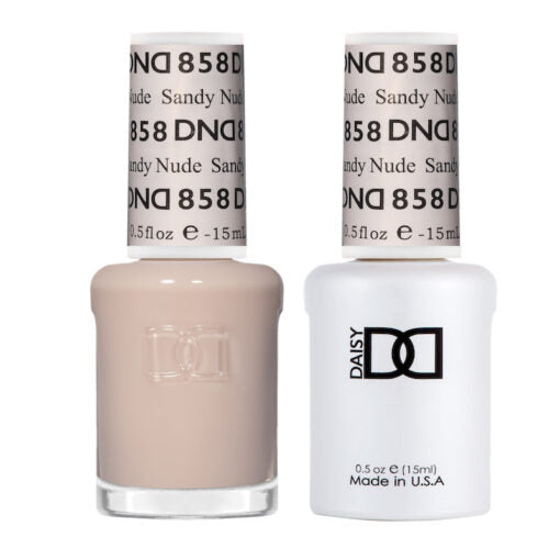 DND - Gel & Lacquer - Sandy Nude - #858