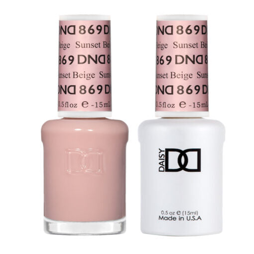 DND - Gel & Lacquer - Sunset Beige - #869