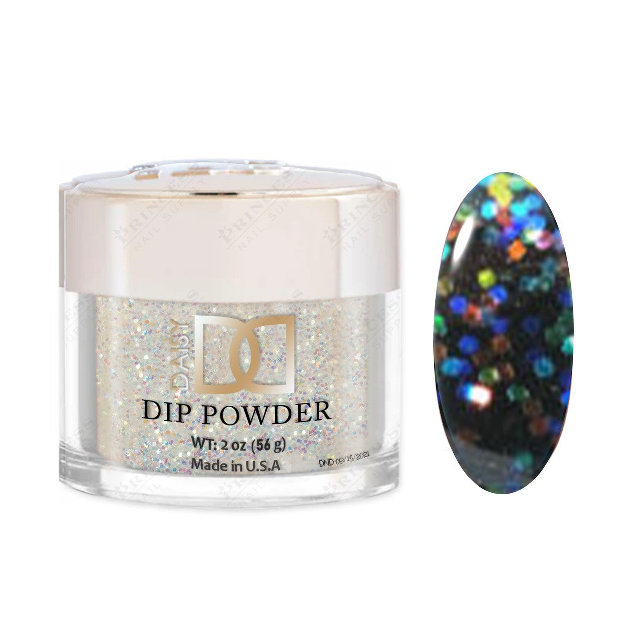 Dnd Dipping Powder #826 GLITTEROVELAY1.6OZ