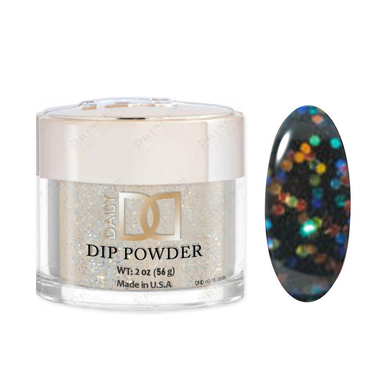 Dnd Dipping Powder #830 GLITTEROVELAY1.6OZ