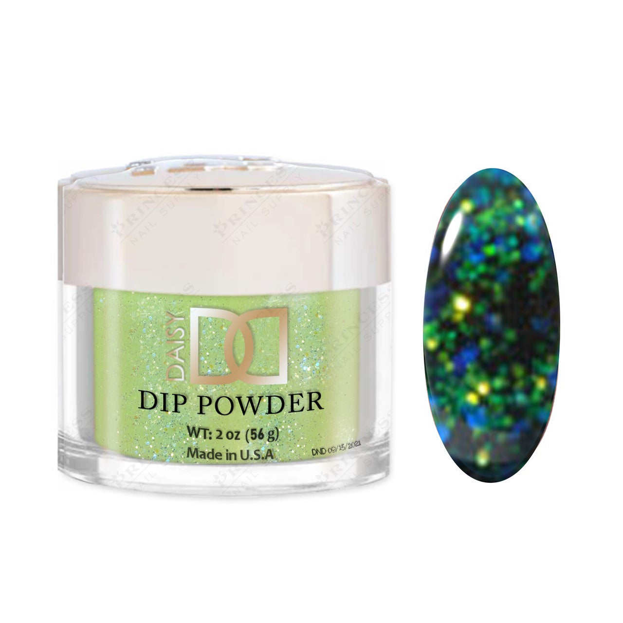 Dnd Dipping Powder #832 GLITTEROVELAY1.6OZ