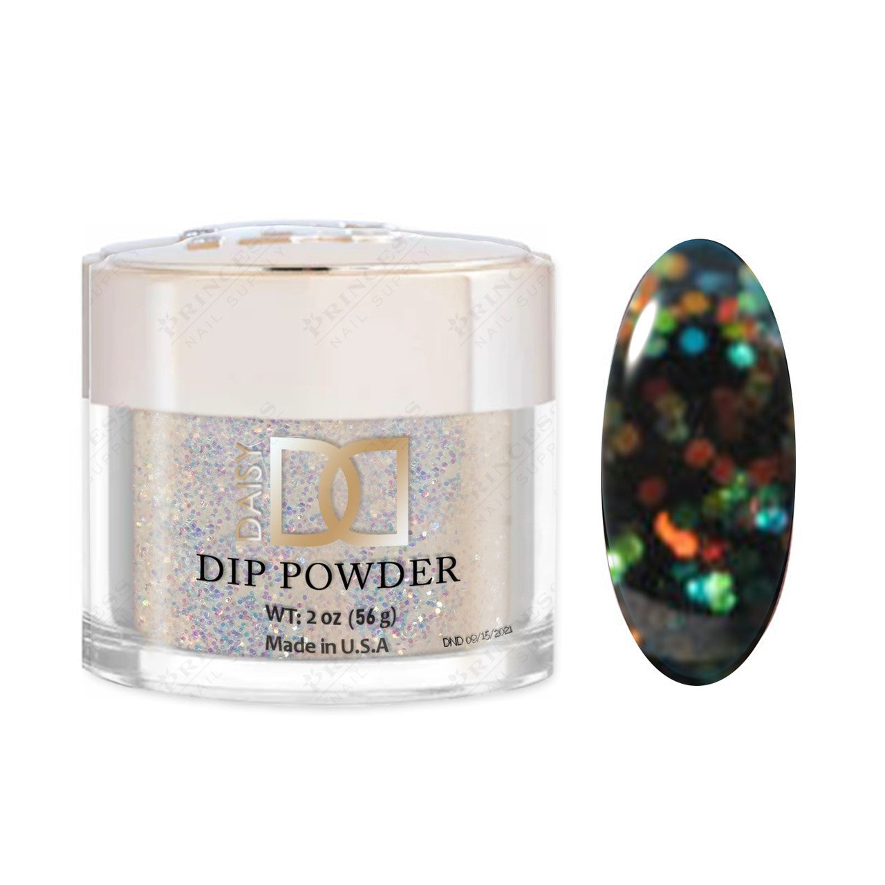 Dnd Dipping Powder #833 GLITTEROVELAY1.6OZ