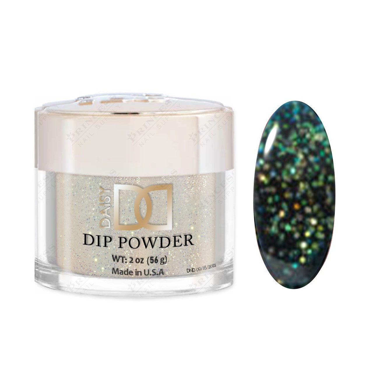 Dnd Dipping Powder #837 GLITTEROVELAY1.6OZ