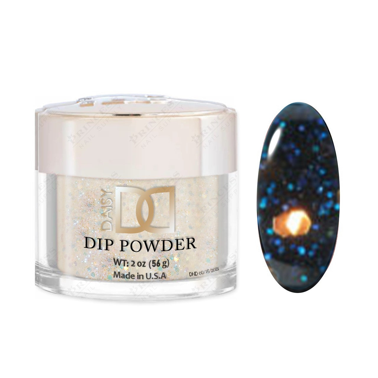 Dnd Dipping Powder #840 GLITTEROVELAY1.6OZ