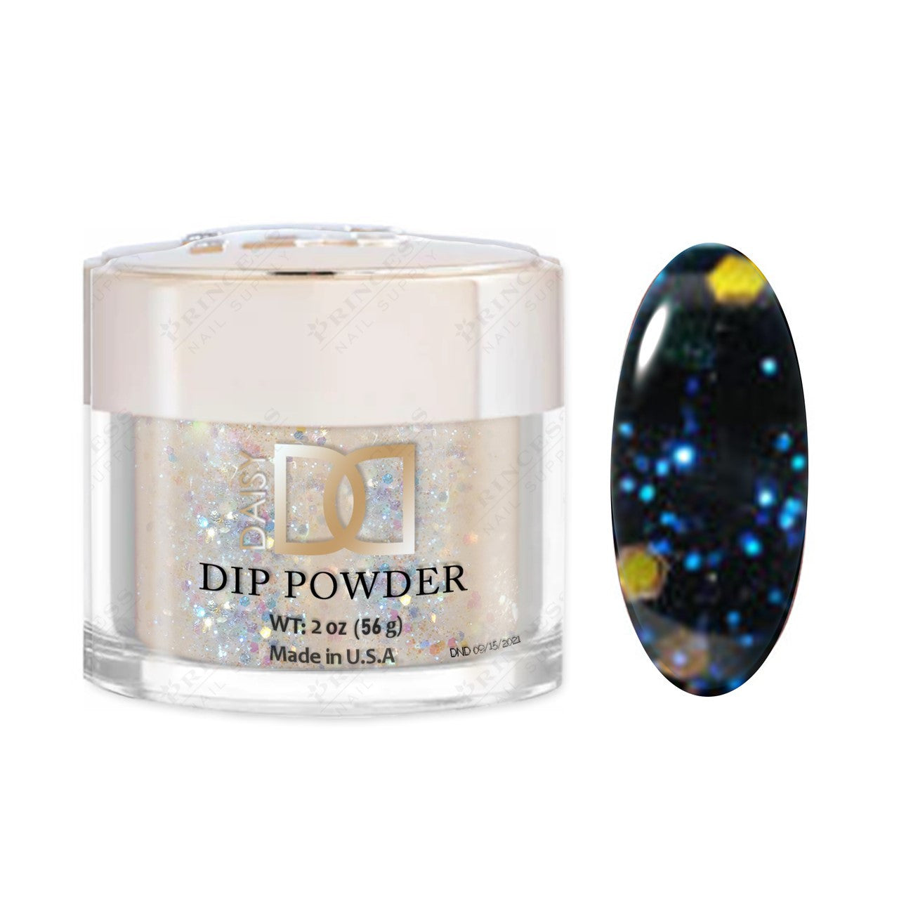 Dnd Dipping Powder #842 GLITTEROVELAY1.6OZ