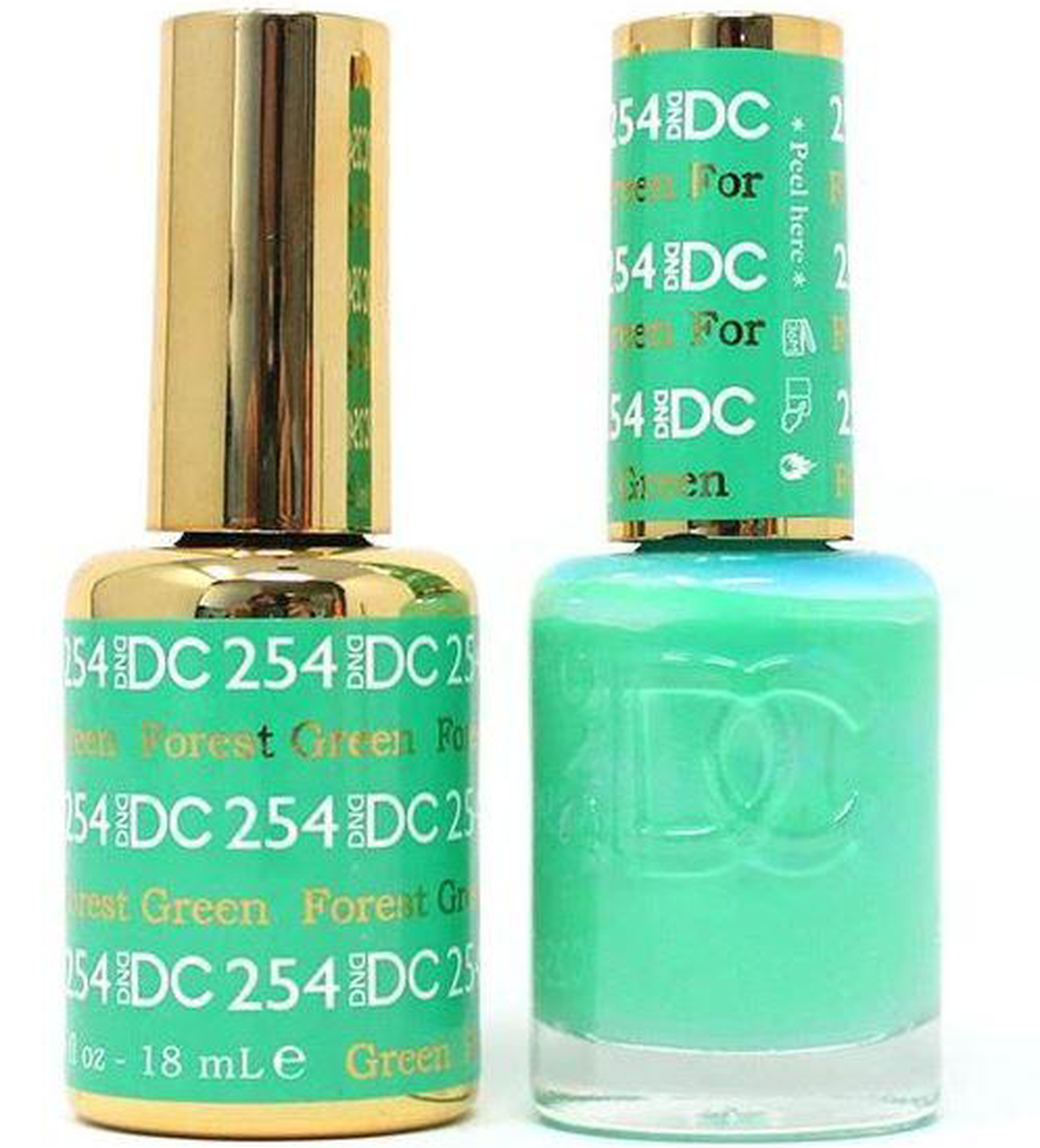 DND DC Duo Gel #254 FOREST GREEN