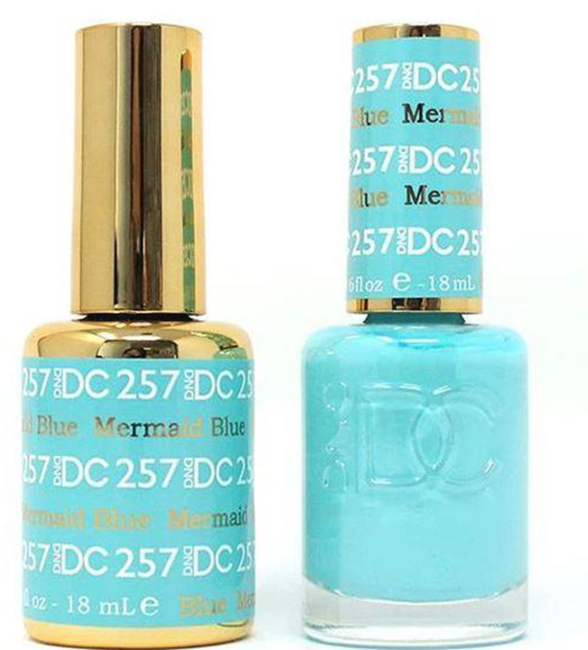 DND DC Duo Gel #257 MERMAID BLUE
