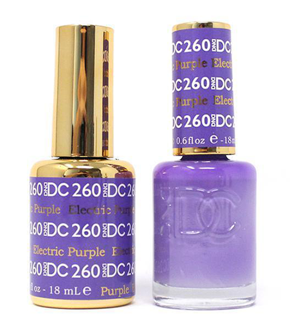 DND DC Duo Gel #260 ELECTRIC PURPLE