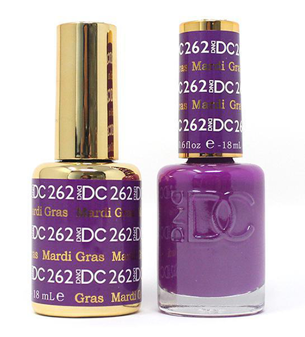 DND DC Duo Gel #262 MARDI GRAS