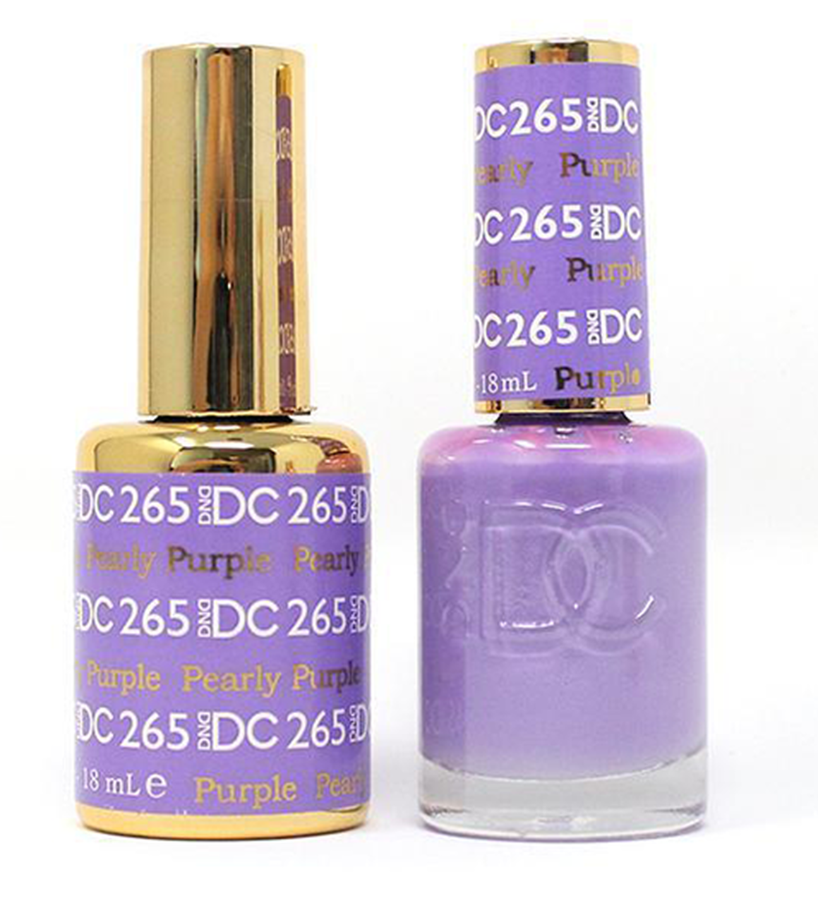 DND DC Duo Gel #265 PEARLY PURPLE
