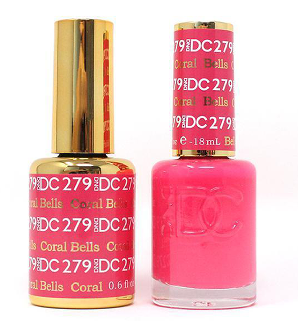 DND DC Duo Gel #279 CORAL BELLS