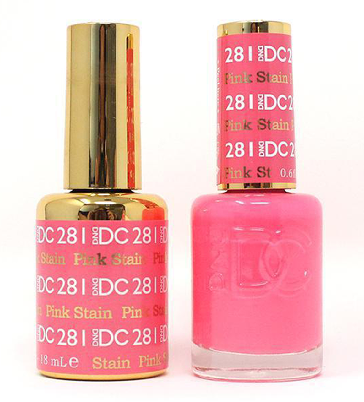 DND DC Duo Gel #281 PINK STAIN