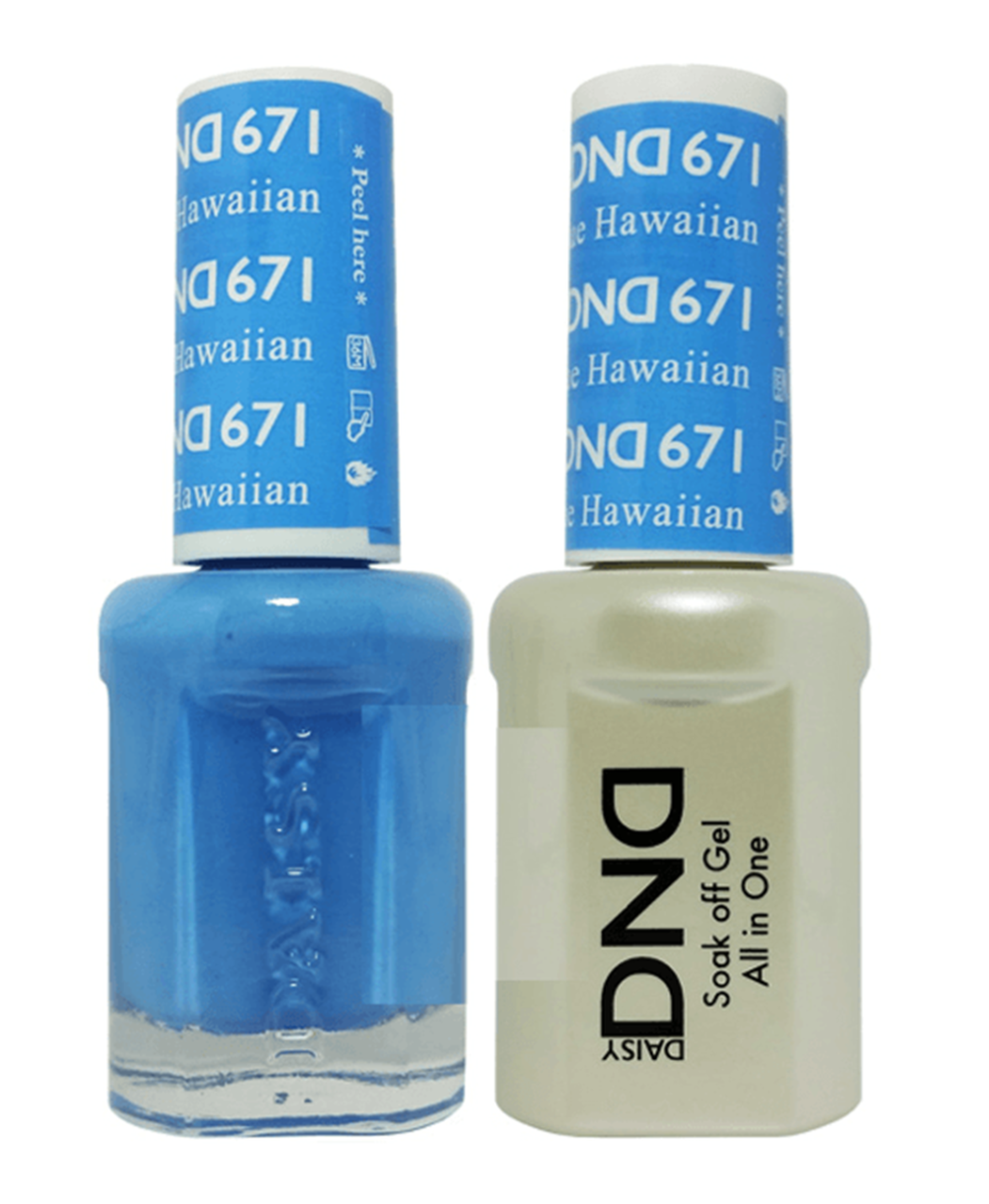 DND Duo Gel  #671 BLUE HAWAIIAN