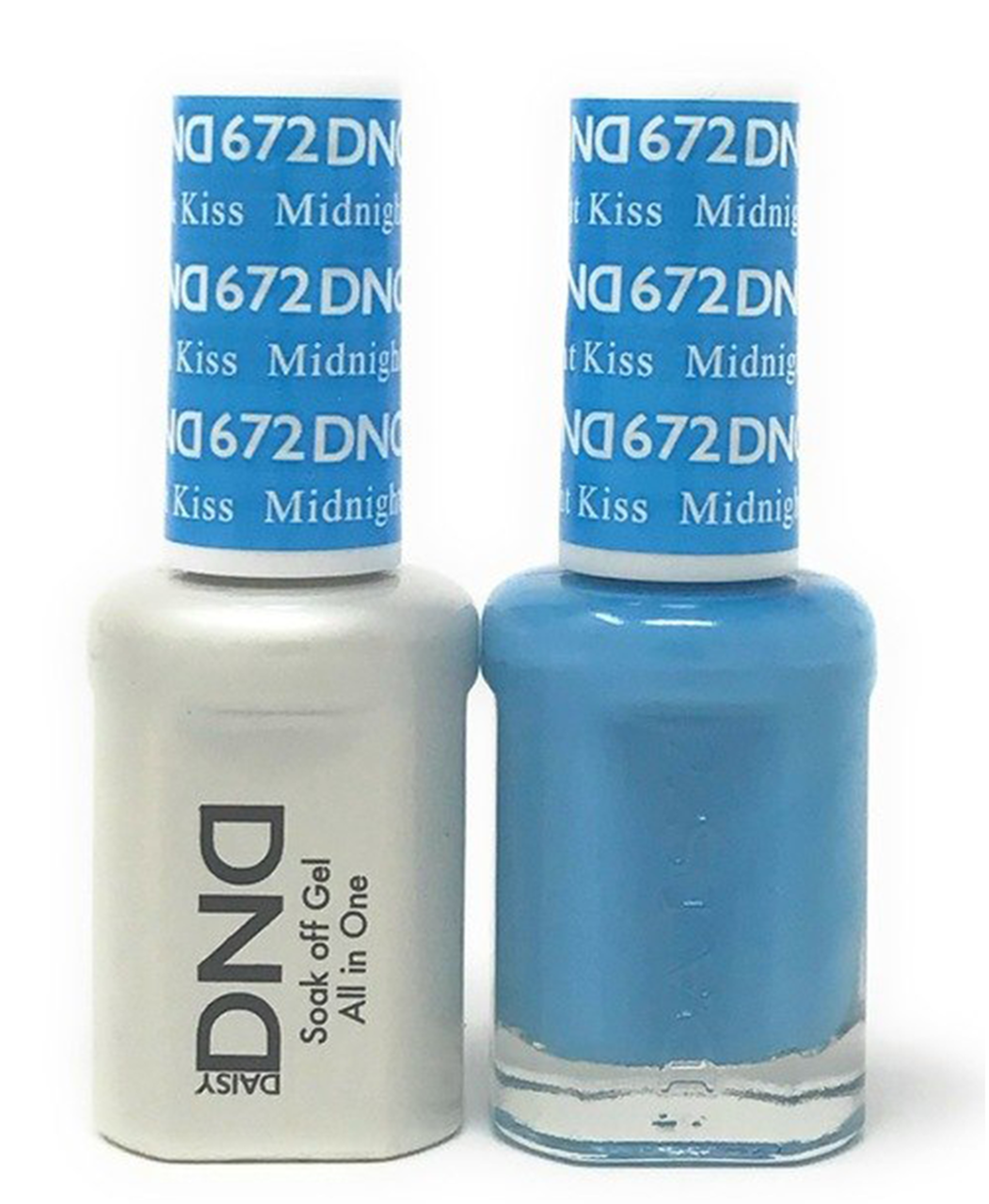 DND Duo Gel  #672 MIDNIGHT KISS