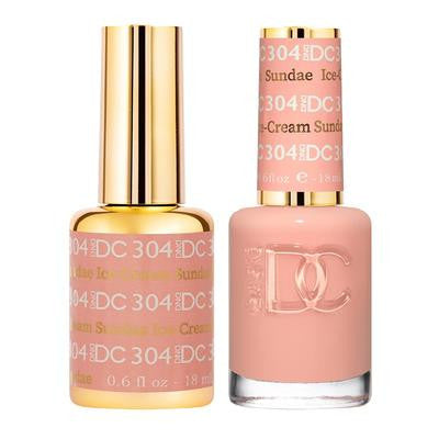 DND DC DUO GEL - #304 ICE-CREAM SUNDAE
