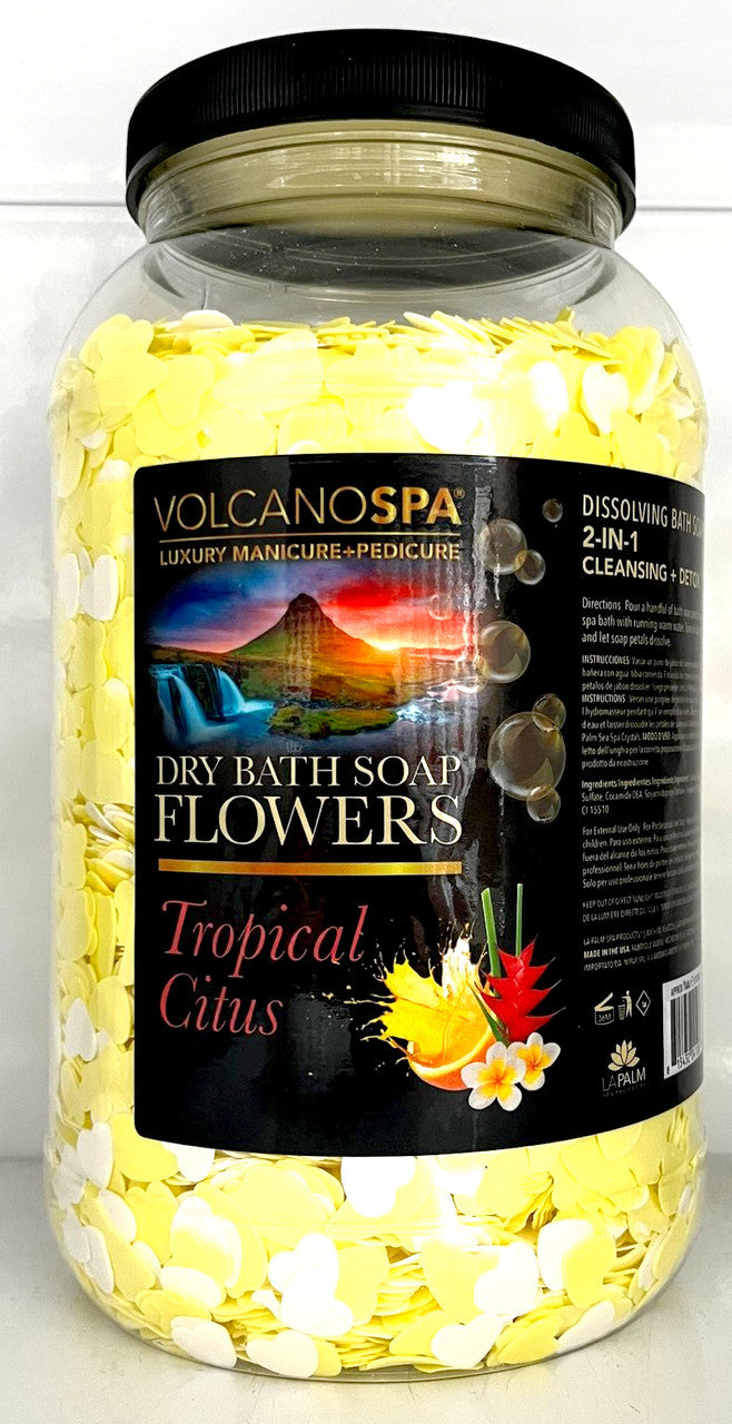 Lapalm Volcano Spa  Dry Bath Soap Flowers 1G - Tropical Citrus