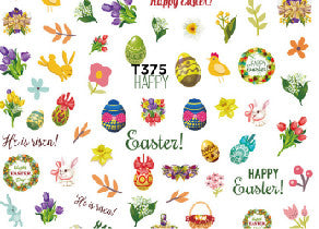 EASTER NAIL STICKER T375
