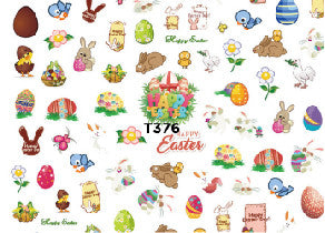 EASTER NAIL STICKER T376