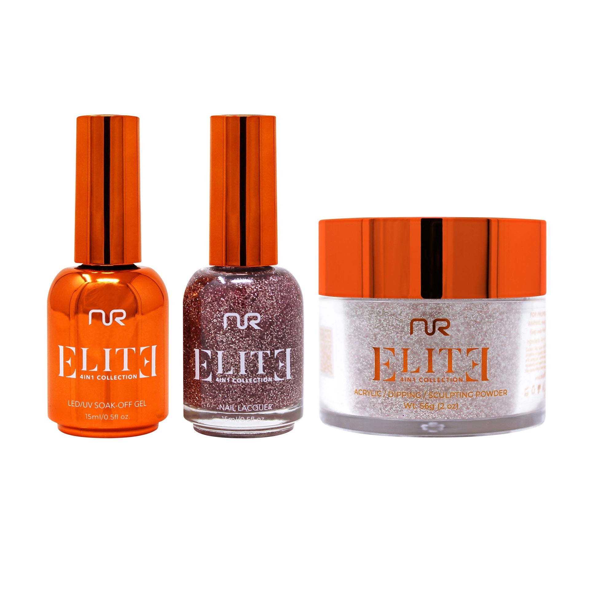 Elite 4 in 1 #036 Rose Gold Glitter