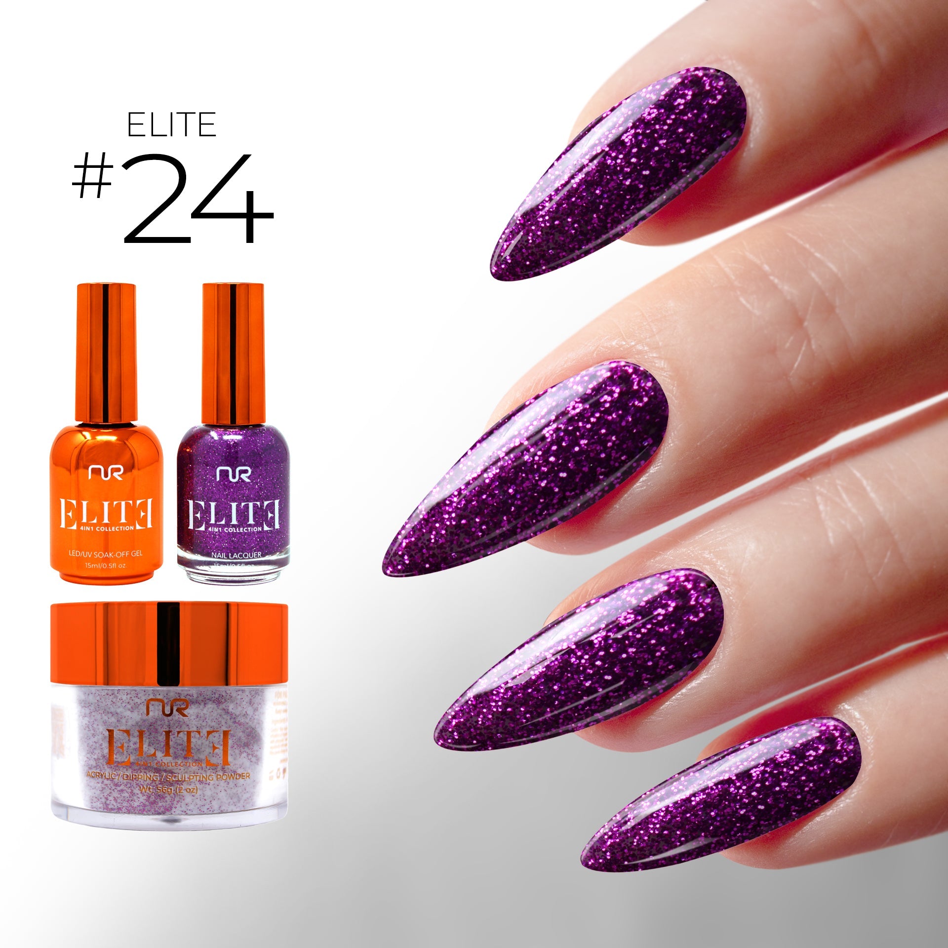 Elite 4 in 1 #024 Grape Glitz