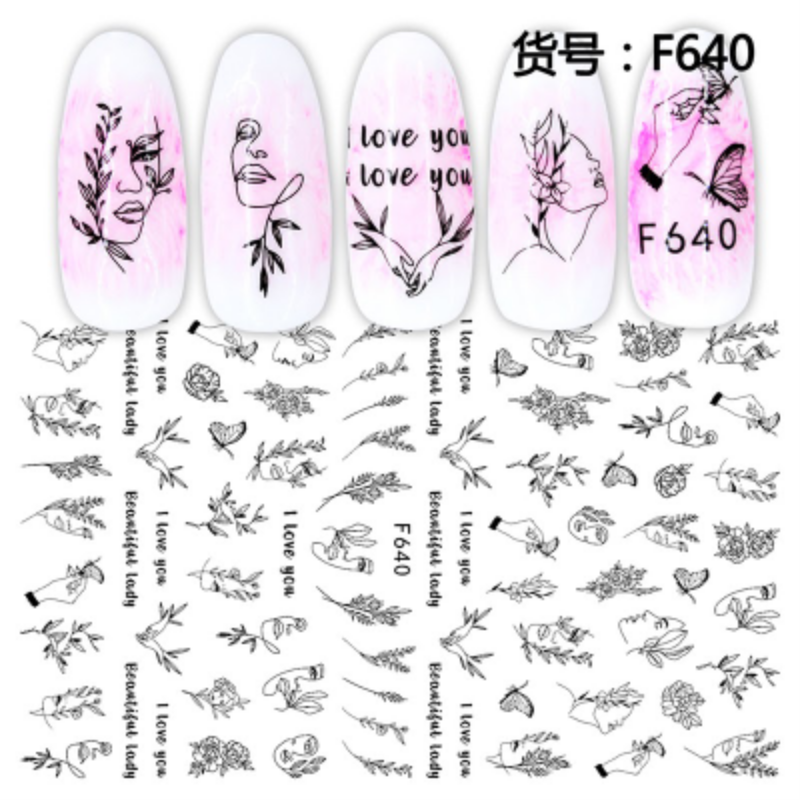 VALENTINE NAIL STICKER