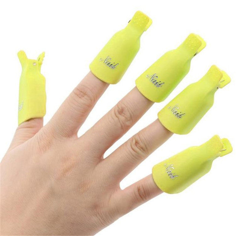 Nail Soaker Cap (set of 10pcs) Random Color