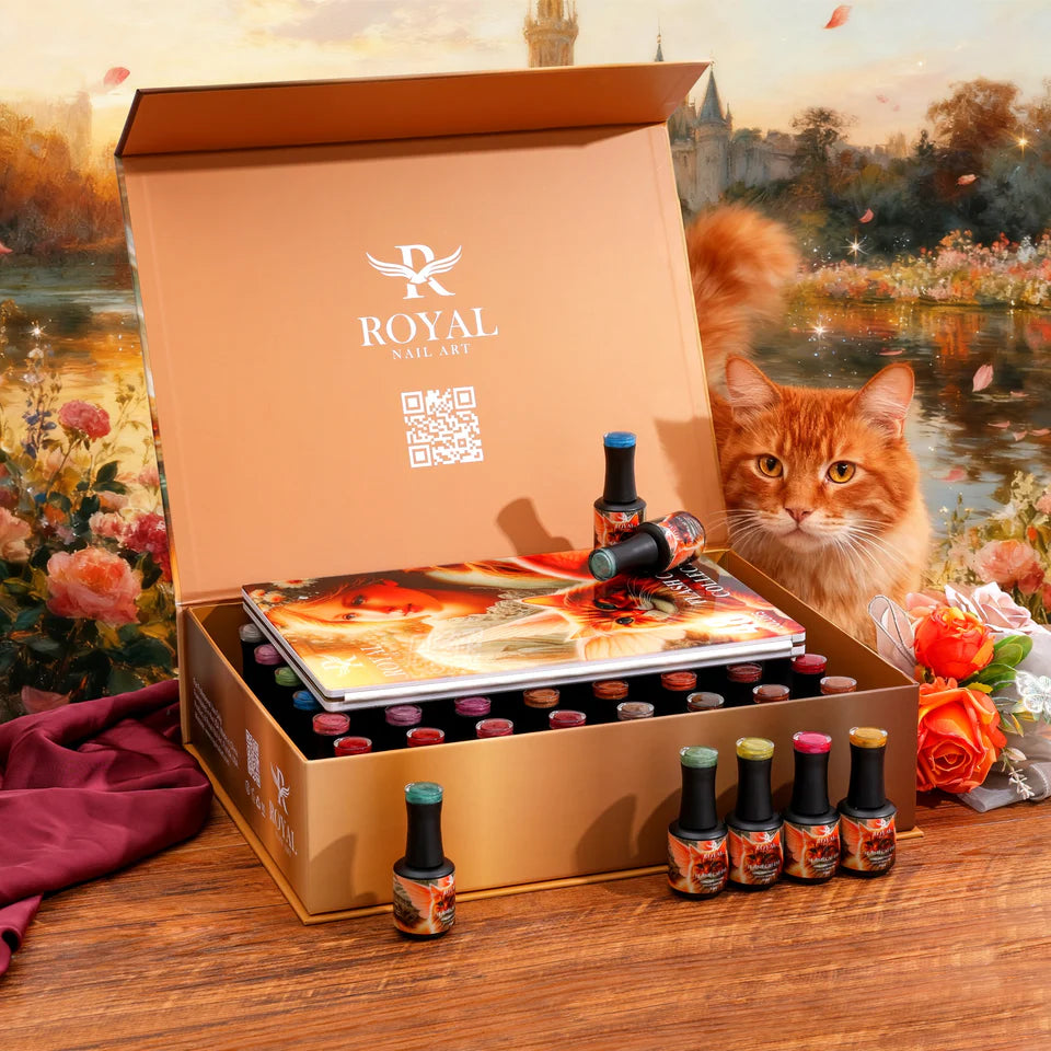 ROYAL FLASH CAT EYE COLLECTION 48 COLORS + FREE 1 CHROME POWDER