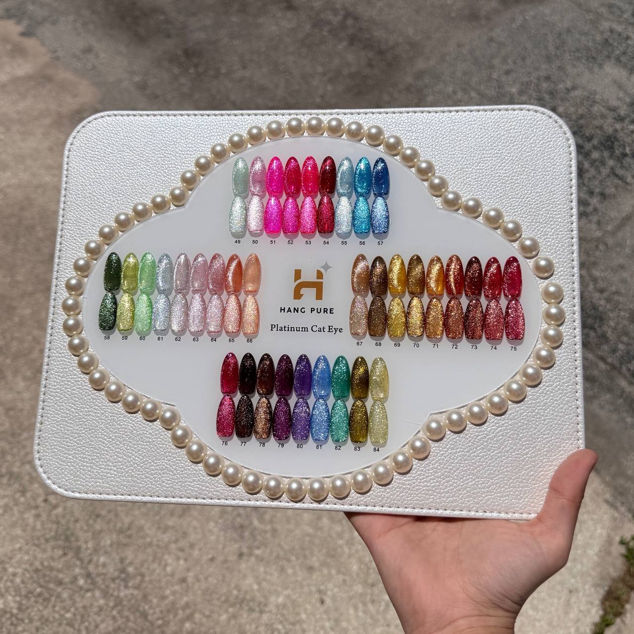 HANG Platinum Cateye 18ml 36 Colors + Free Vali + Display