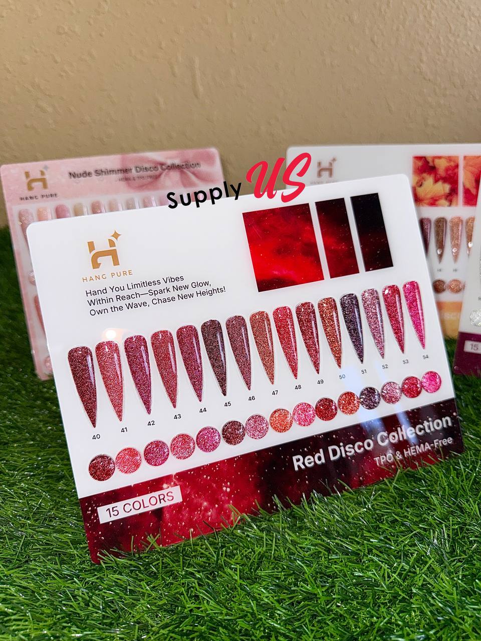 HANG Red Disco Gel Collection 15 Colors (40 - 54)