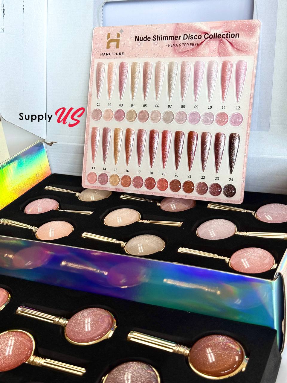 HANG Nude Shimmer Disco Collection 24 Colors (01-24)